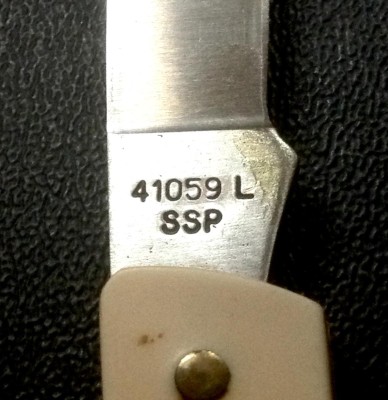 The Main Blade Back Tang Stamp.