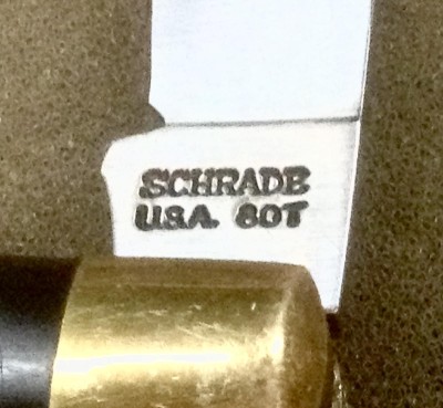 The Main Blade Front Tang Stamp.