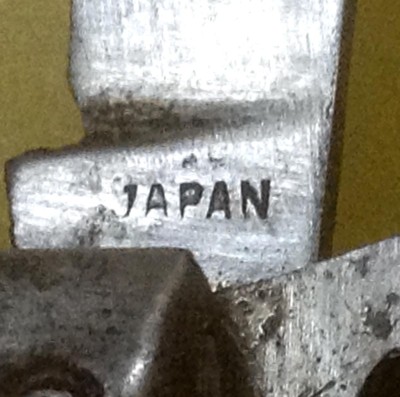 The Main Blade Front Tang Stamp.