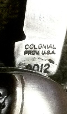 The Main Blade Front Tang Stamp.