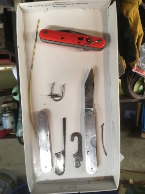Disassembled MC-1 ready for new “patriotic” scales.