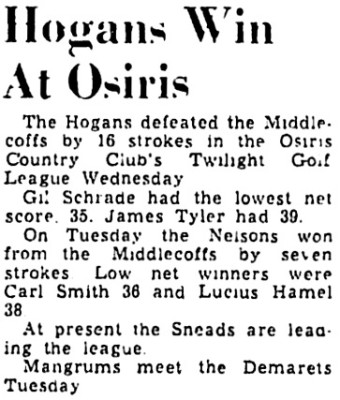 Gilbert "Gil" Schrade Mentioned.