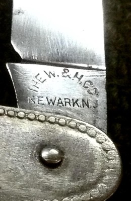 The Main Blade Front Tang Stamp.