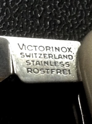 The Main Blade Front Tang Stamp.
