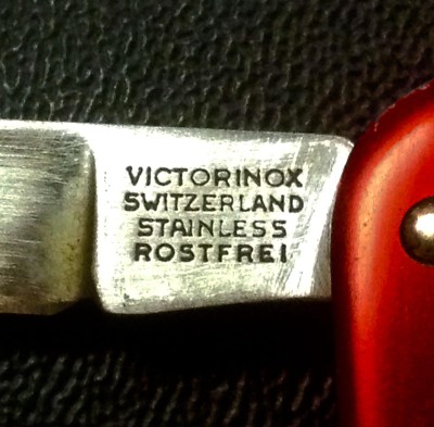 The Main Blade Front Tang Stamp.