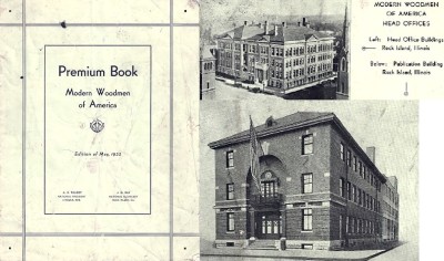 The Modern Woodmen Premium Book,<br />Front And Back Covers.