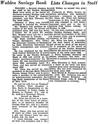 J. Louis Schrade Mentioned.