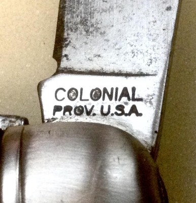 The Main Blade Front Tang Stamp.
