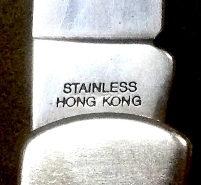 The Main Blade Back Tang Stamp.