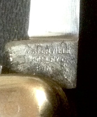 The Secondary Blade Back Tang Stamp.