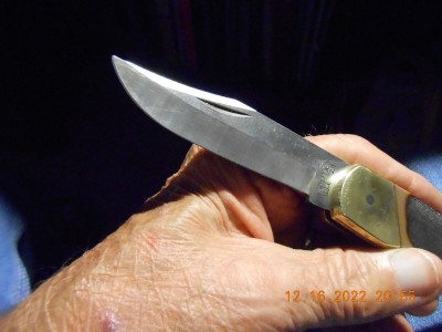 Reshaped the tip and am in the process of getting an acceptable edge on it.