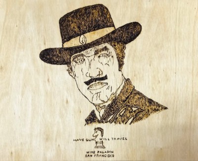 Richard Boone aka Paladin. I gave this one to Ray at AAPK