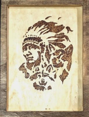 Indian Chief &amp; dogs