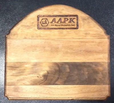 Plaque for AAPK annual knives