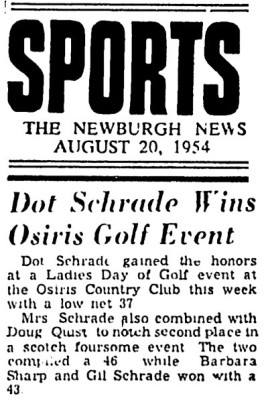 Dorothy &quot;Dot&quot; Schrade And <br />Gilbert &quot;Gil&quot; Schrade Mentioned.