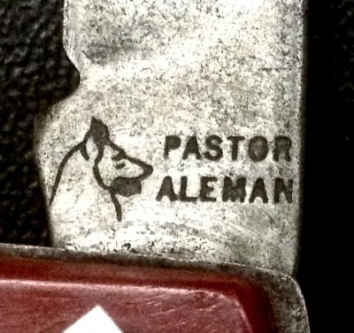 The Main Blade Front Tang Stamp.