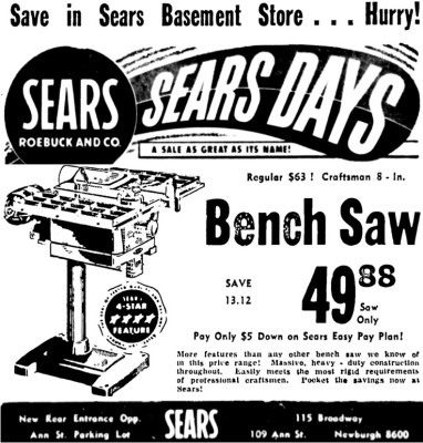 Sears Ad.