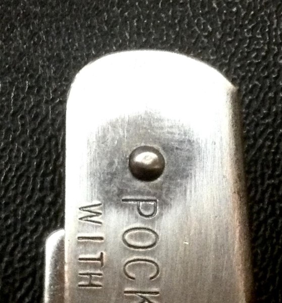 No Usual "U.S.A." Handle Stamp.