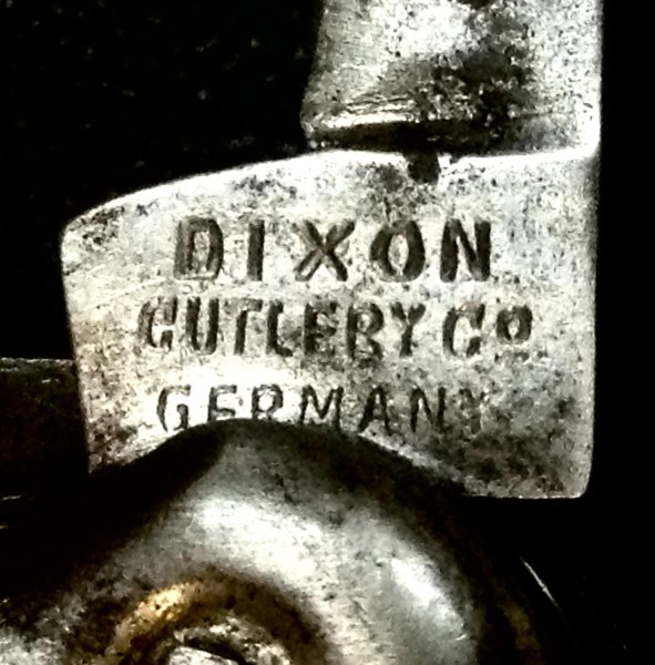 The Secondary Blade Front Tang Stamp.