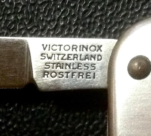 The Main Blade Front Tang Stamp.