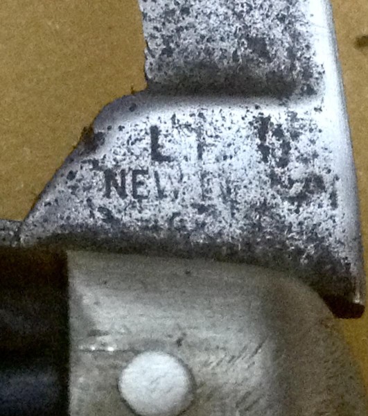 The Secondary Blade Front Tang Stamp.