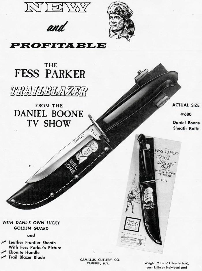Fess Parker Trailbrazer knives