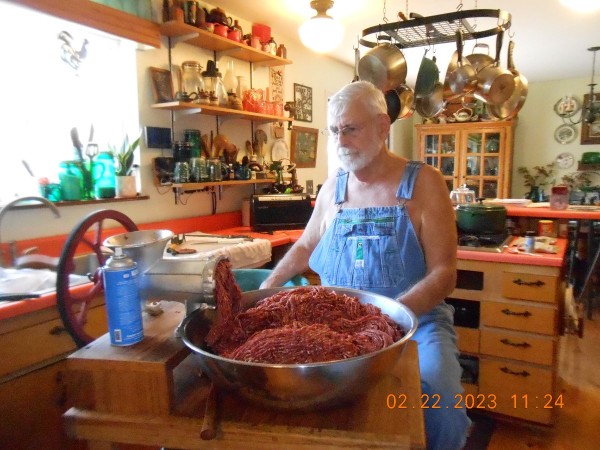 2nd grinding, ready to vacuum seal in 2-pound bags.