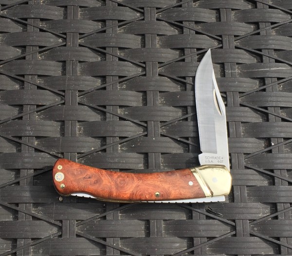 6OT with amboyna burl handles