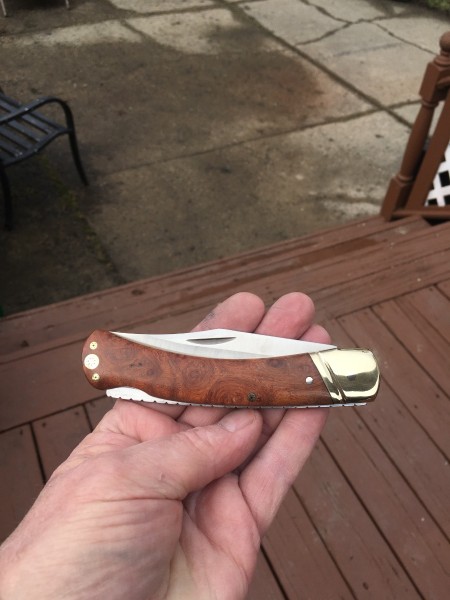 6OT with amboyna burl handles