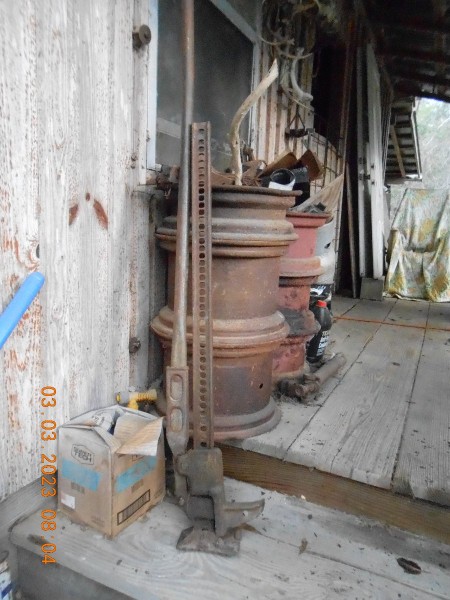 55-year-old Handyman with extra-long pipe handle.