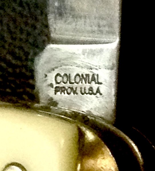 The Main Blade Front Tang Stamp.