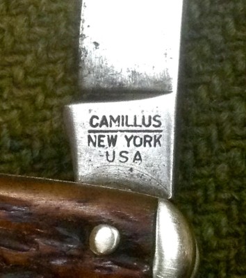The Main Blade Front Tang Stamp.