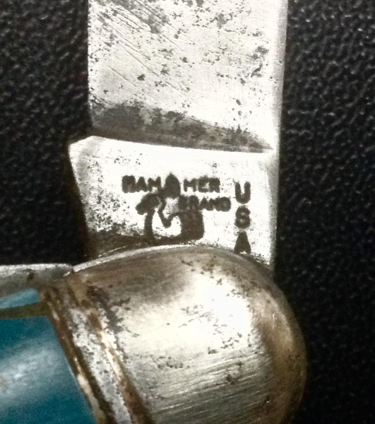The Main Blade Front Tang Stamp.