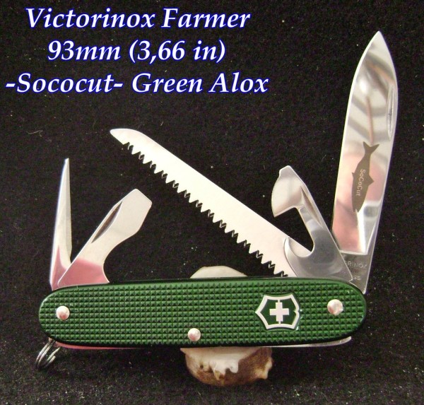 Victorinox Farmer 93mm (3,66 in) -Sococut- Green Alox - Labeled.JPG