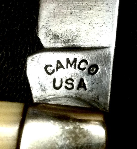 The Main Blade Front Tang Stamp.