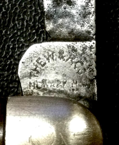 The Secondary Blade Front Tang Stamp.