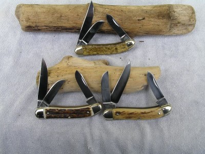 3 3/8 Serpentine Stockman Kentucky Derby Knives