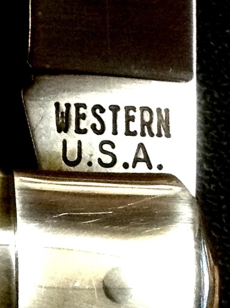 The Main Blade Front Tang Stamp.