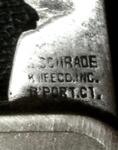 The Main Blade Front Tang Stamp.