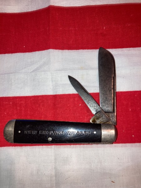 Remington etched (New England whaler)