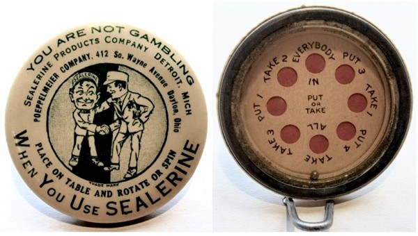 SEALERINE Advertising Game, Front And Back.