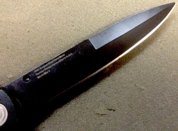 The Main Blade Back Etch.