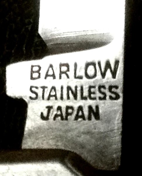 The Main Blade Front Tang Stamp.