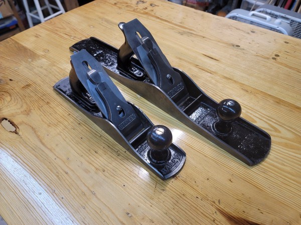 All clean - on restored work bench top