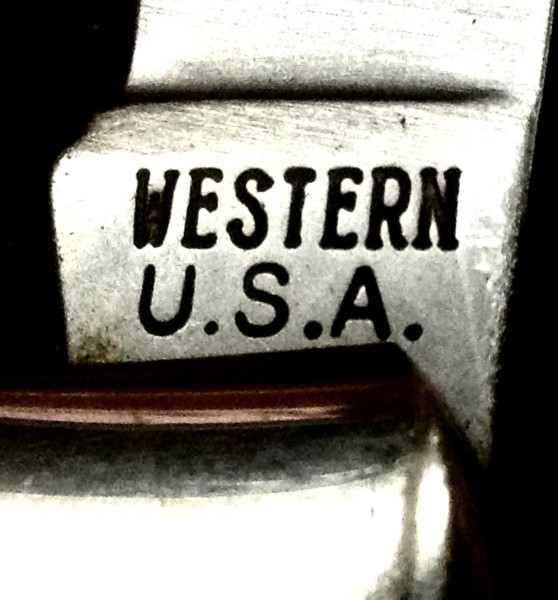 The Main Blade Front Tang Stamp.