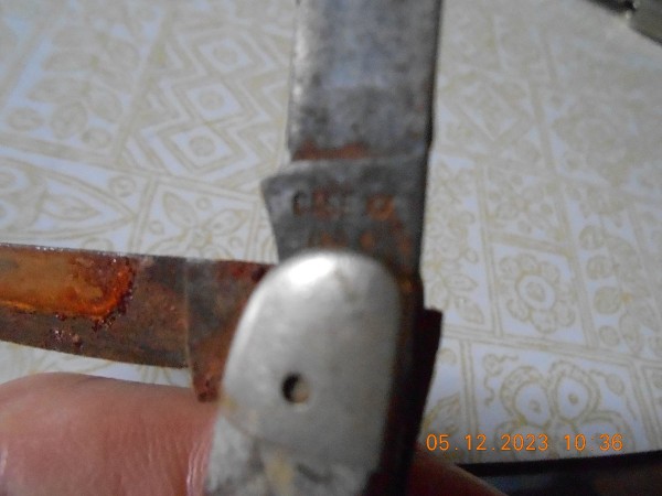 Stamp on the 3 1/4" 1970 Delrin handle. What pattern?