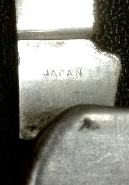 The Main Blade Back Tang Stamp.