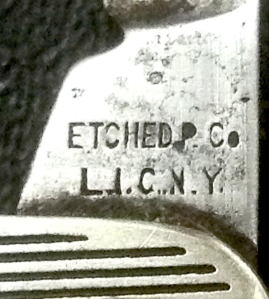 The Main Blade Front Tang Stamp.