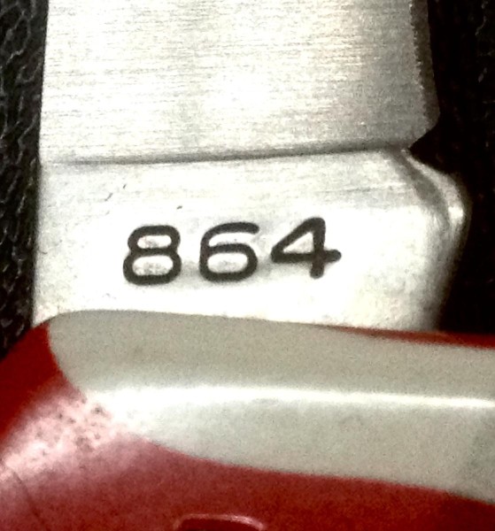 The Main Blade Back Tang Stamp.<br />CAMILLUS 907F-&quot;Ol' Glory&quot; Series<br />Pocket Knife #21.