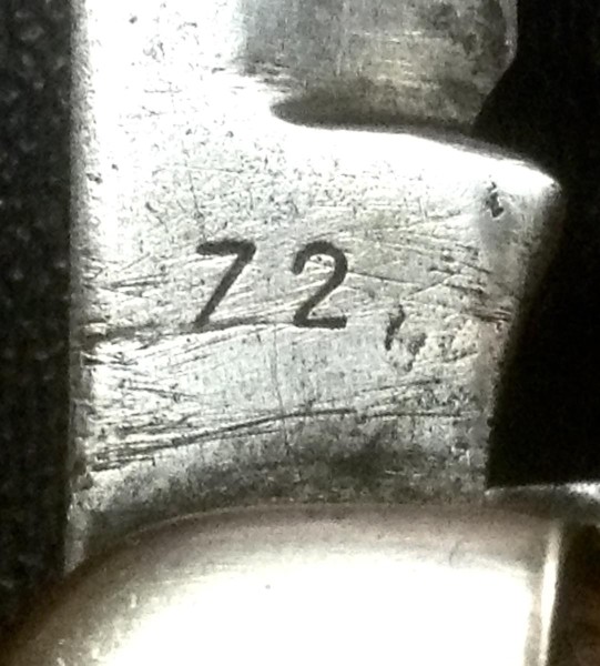 The Main Blade Back Tang Stamp.